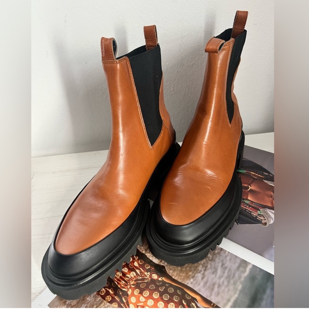 All Saints Leather Chelsea Boots